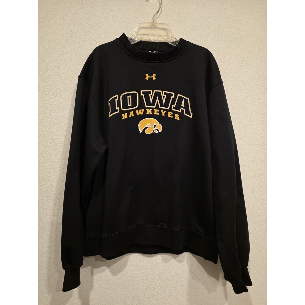 Under Armour Iowa Hawkeyes Men's M Black Long Sleeve Sweatshirt
